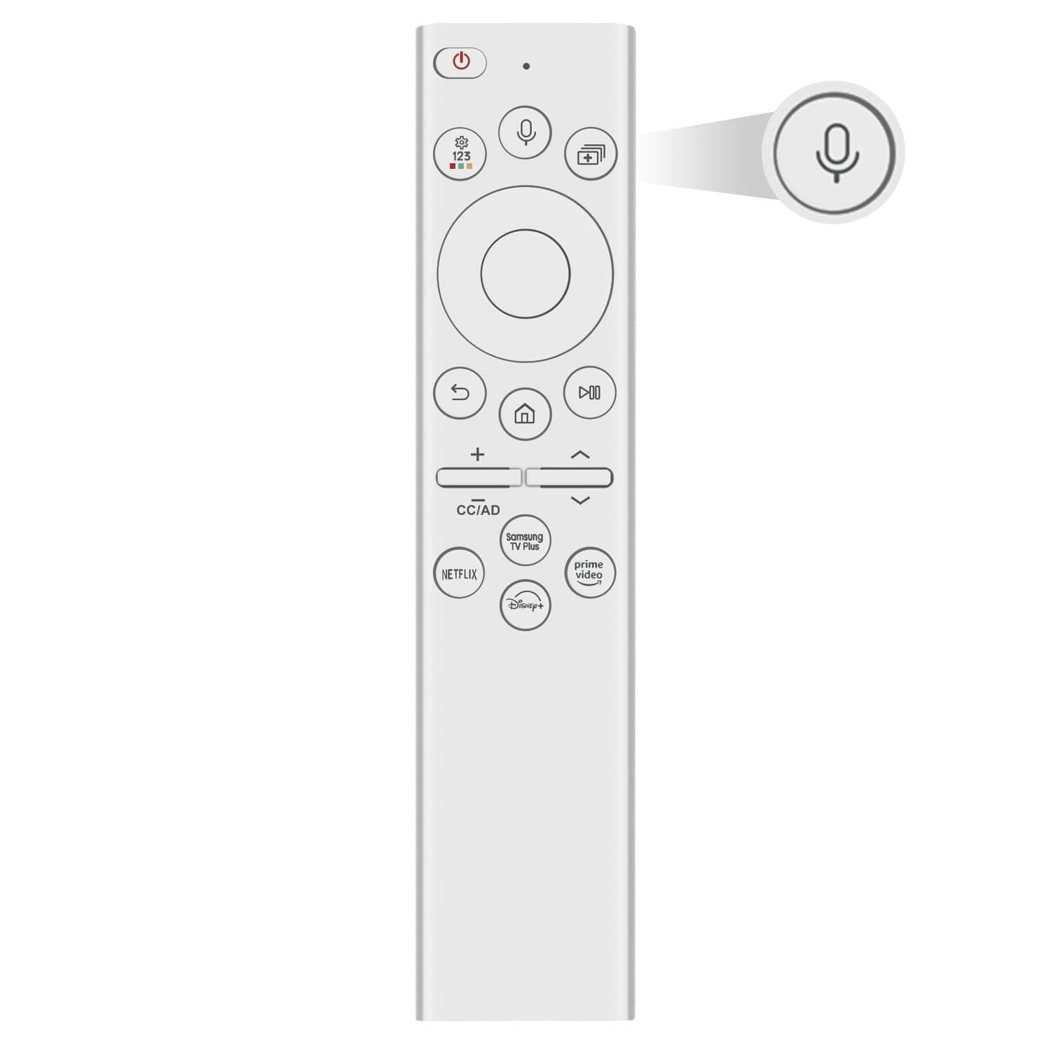 Voice Remote for Samsung Smart TVs, Replacement for 2019–2025 Samsung TV Remote Control with. 2-Year Warranty.