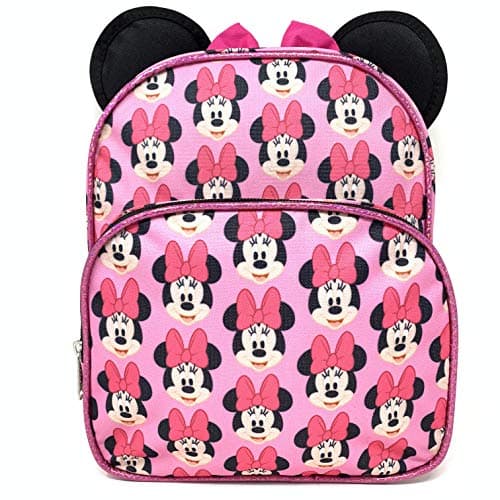 Disney 3D Minnie Mouse 10" Allover Mini Backpack-15284