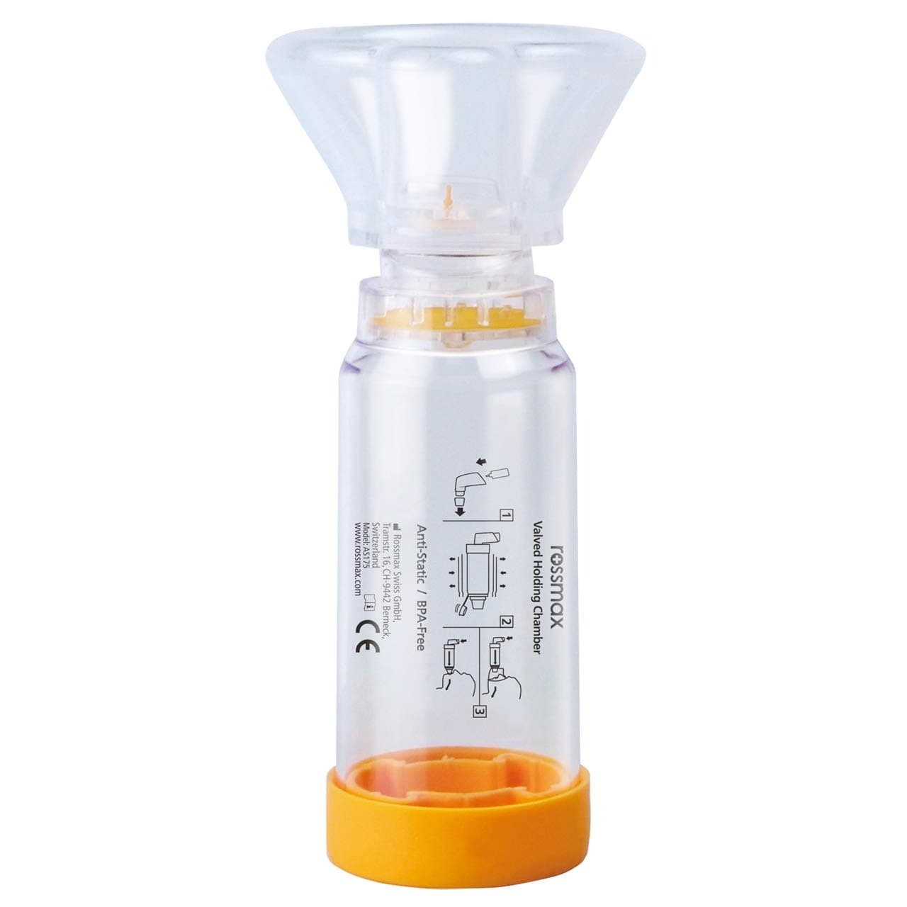 Rossmax Anti-static Spacer Aero Chamber - Medium Mask