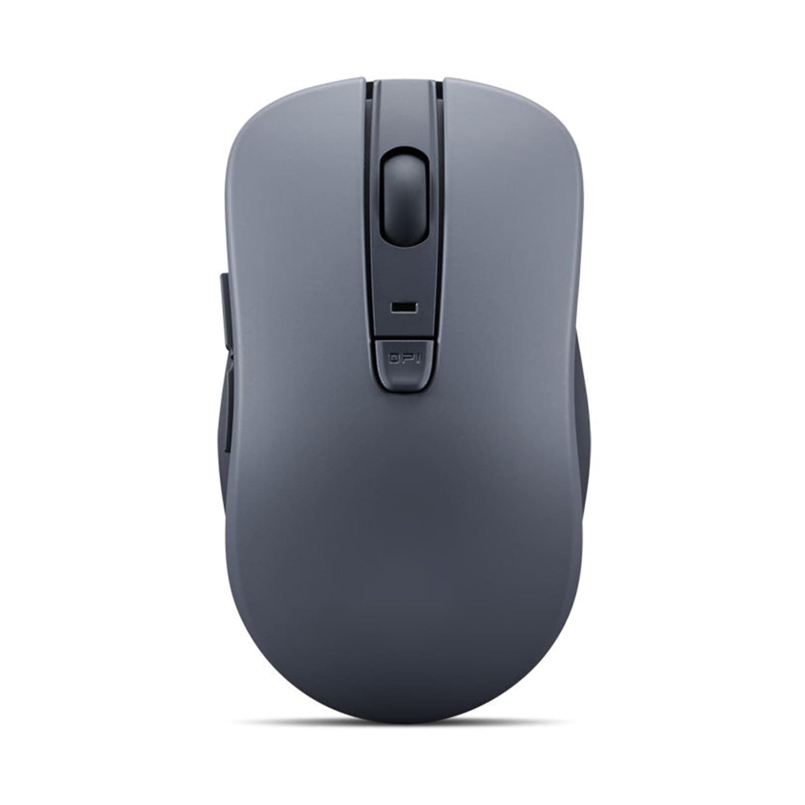 Lenovo Bluetooth Silent Mouse (WL300) - 5 Button Computer Mouse with Silent Left & Right Click – Sculpted Grip, Microsoft Swift Pair, Up to 1600 DPI (Grey)