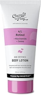 Anti-Aging Body Lotion with 4% Retinol, Niacinamide & Zemea | Skin Brightening Lotion | Body Lotion for Dry & Oily Skin | Fights Visible Signs Of Aging | Nourshes Skin 7 fl oz.