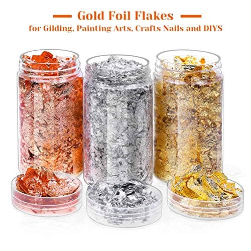 Paxcoo Gold Foil Leaf Flakes