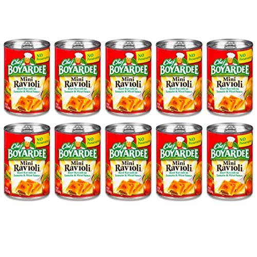 Chef Boyardee Mini Ravioli, 15 oz, (10 CANS).