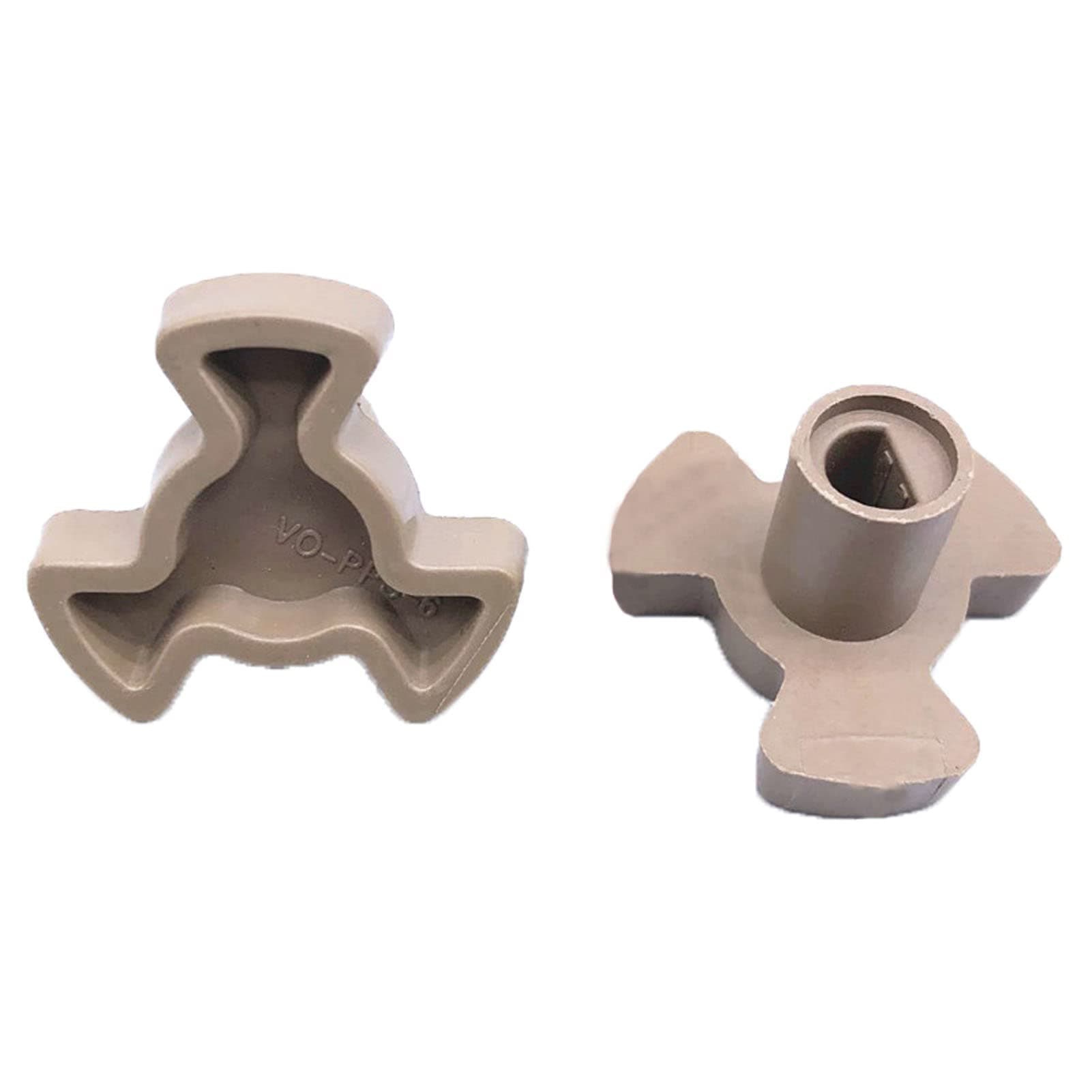 Microwave Turntable Motor Coupler Microwave Oven Turntable Roller Guide Support Glass Tray Drive Coupling Replacement (Shaft Length - 0.59inch)