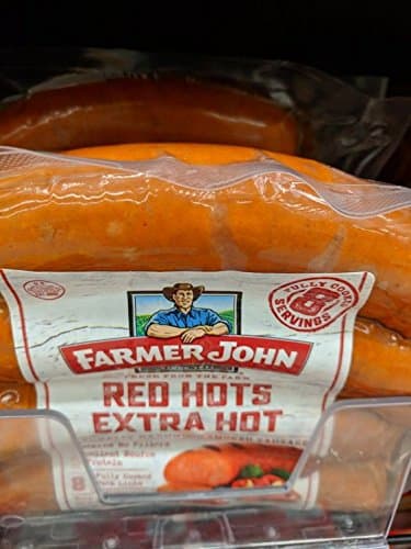 Farmer John Red Hot Link Sausage 26 Oz (2 Pack)