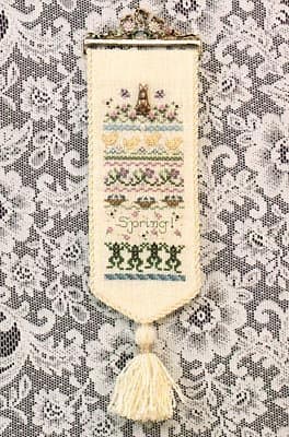 Small Delights - Spring! Designs from Just Nan - Sampler and Pillow - Patterns ONLY