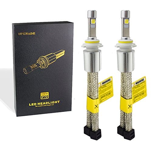 9005 LED Headlight Bulbs XHP 70 LOSARON HB3 Conversion Kit Plug & Play with 110W 13200LM Xenon White 6000K 2 Years Warranty