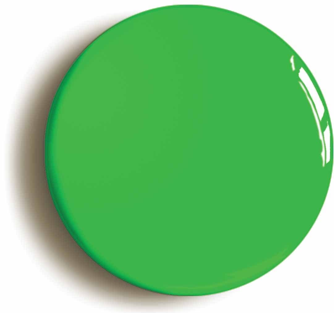 Plain Green Button Badge