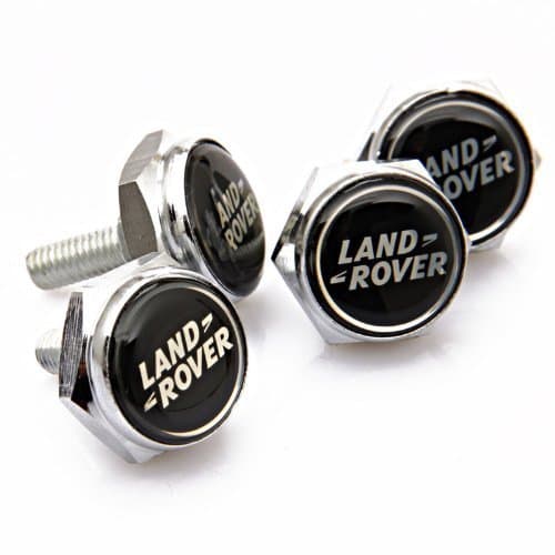 4 Pcs Separate Chrome License Plate Frame Bolt Screws for