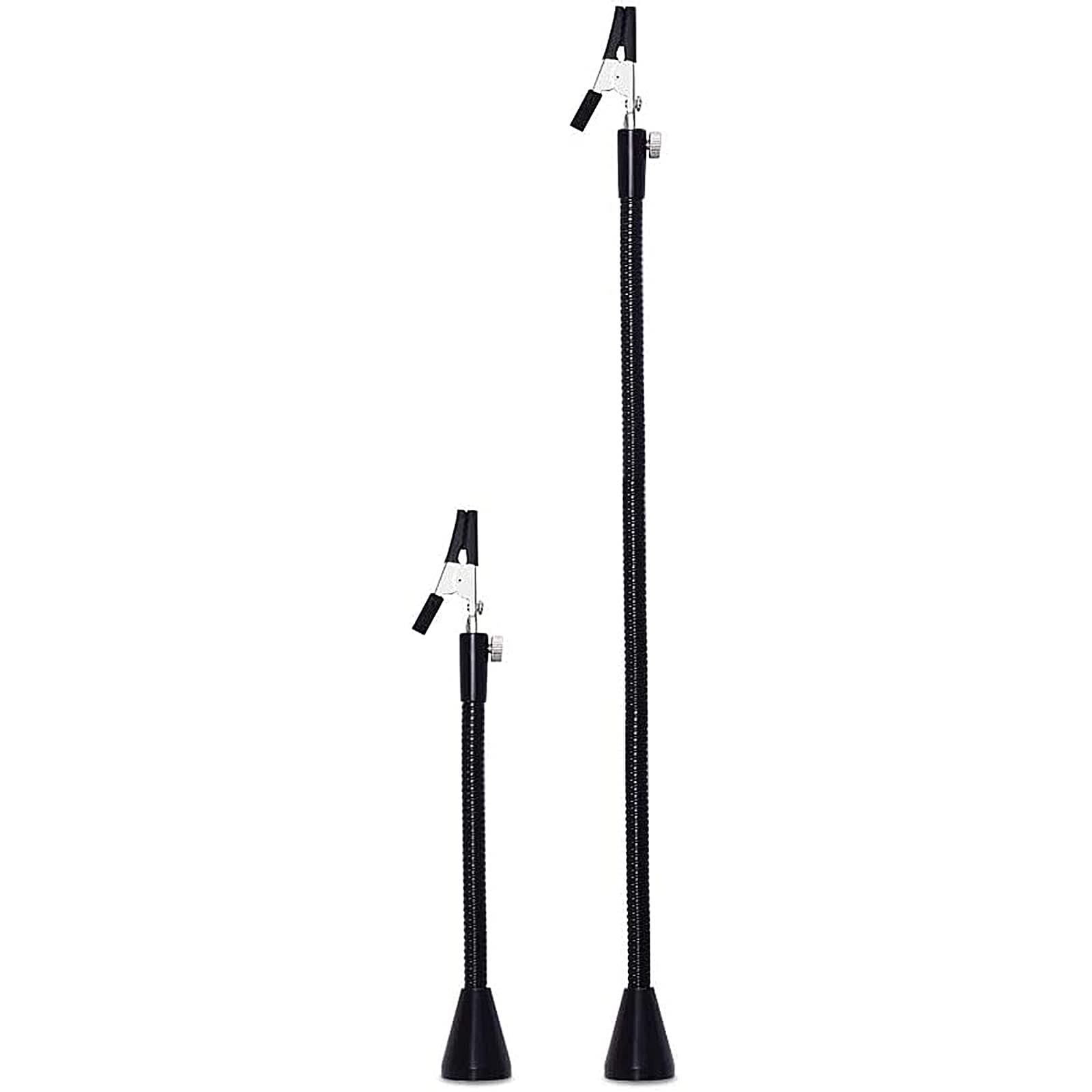 Toolour Magnetic Helping Hands Third Hand Tool 2 Flexible Metal Arms Alligator Clips Strong Magnet Base - Can Be Put Anywhere for Automobile Electronics Soldering Jewelery Painting Art Crafts Hobby