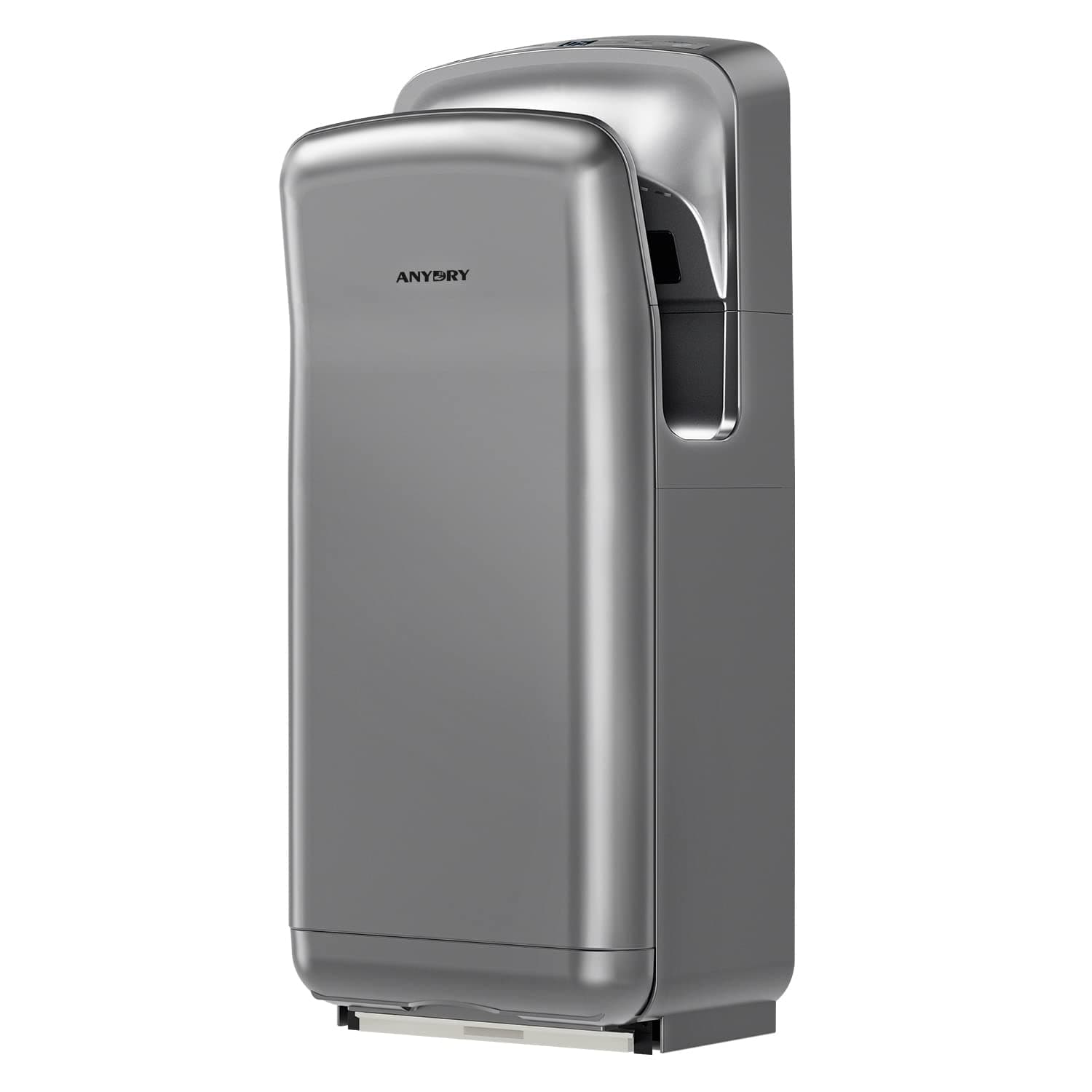 anydry 2005H Hand Dryer,Commercial Electric Hand Dryer,With Sponge Filter,Super Powerful,7-10 Seconds to dry,1750-2050 Watts (Silver)