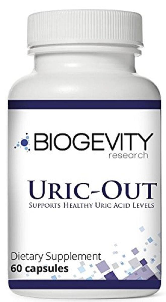 Uric-Out Ultimate Uric Acid Support - 11 Powerful Extracts - Celery Seed, Tart Cherry Concentrate, Chanca Piedra - Uric Acid Cleanse 60 Caps