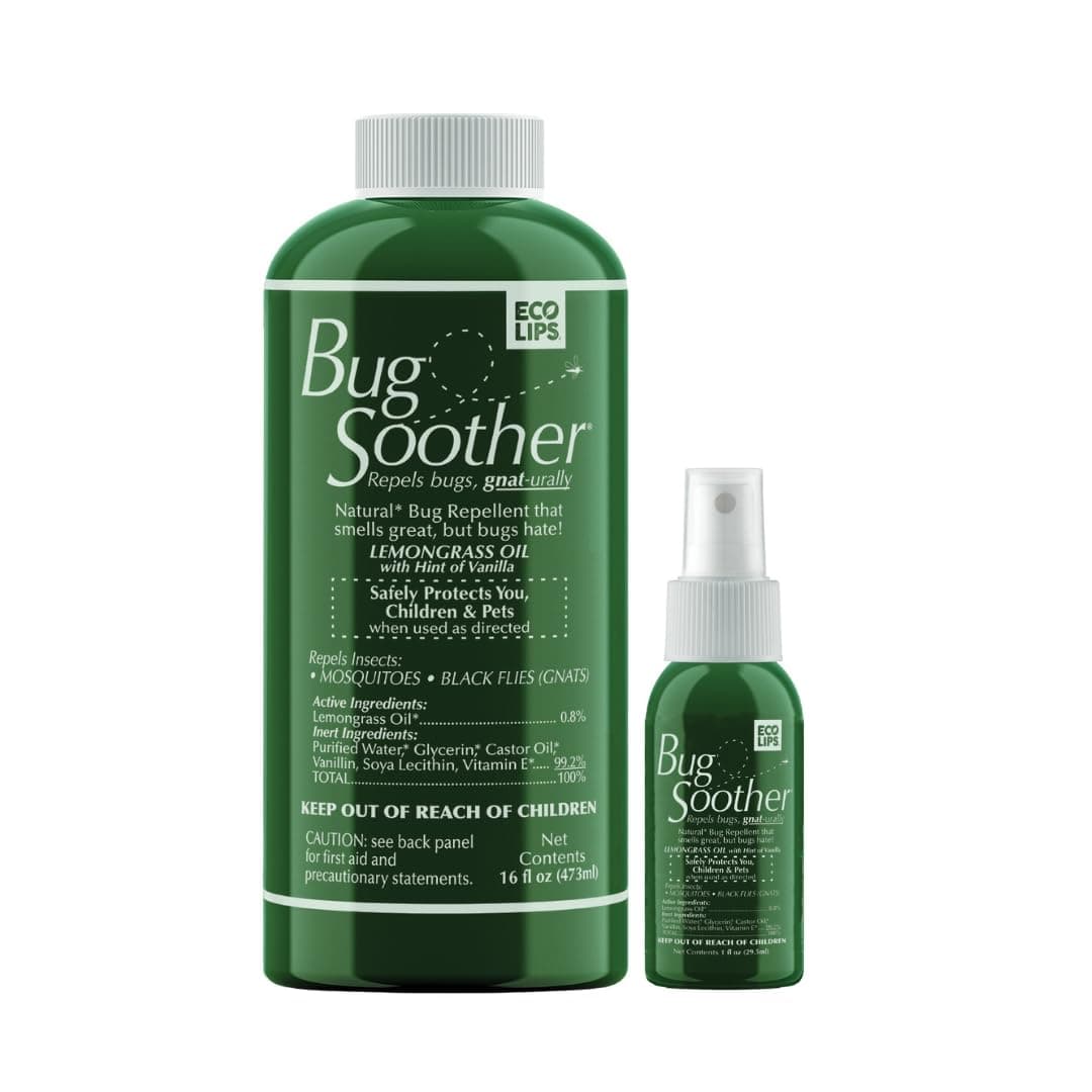 Bug Soother Refill Bonus Pack - Includes Free 1 oz. Travel Size. (16 oz.) - Natural Mosquito, Gnat and Insect Deterrent with Essential Oils - Safe for Adults, Kids, Pets, Environment