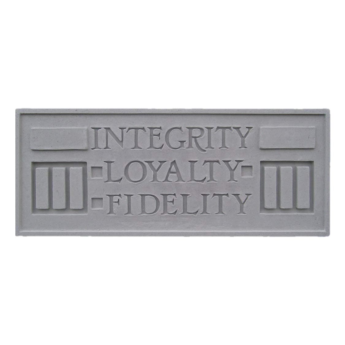 Frank Lloyd Wright Store - Larkin Plaque - Integrity Loyalty Fidelity Plaque