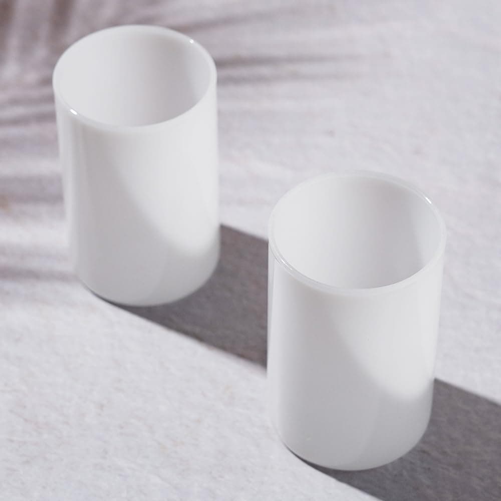 295ml 6pc Vision Drinking Glass Set with Silicone Base | Made in India Borosilicate Glass Tumbler for Water/Juice| Microwave & Dishwasher Safe for Dailyuse & Gifting (Jade)