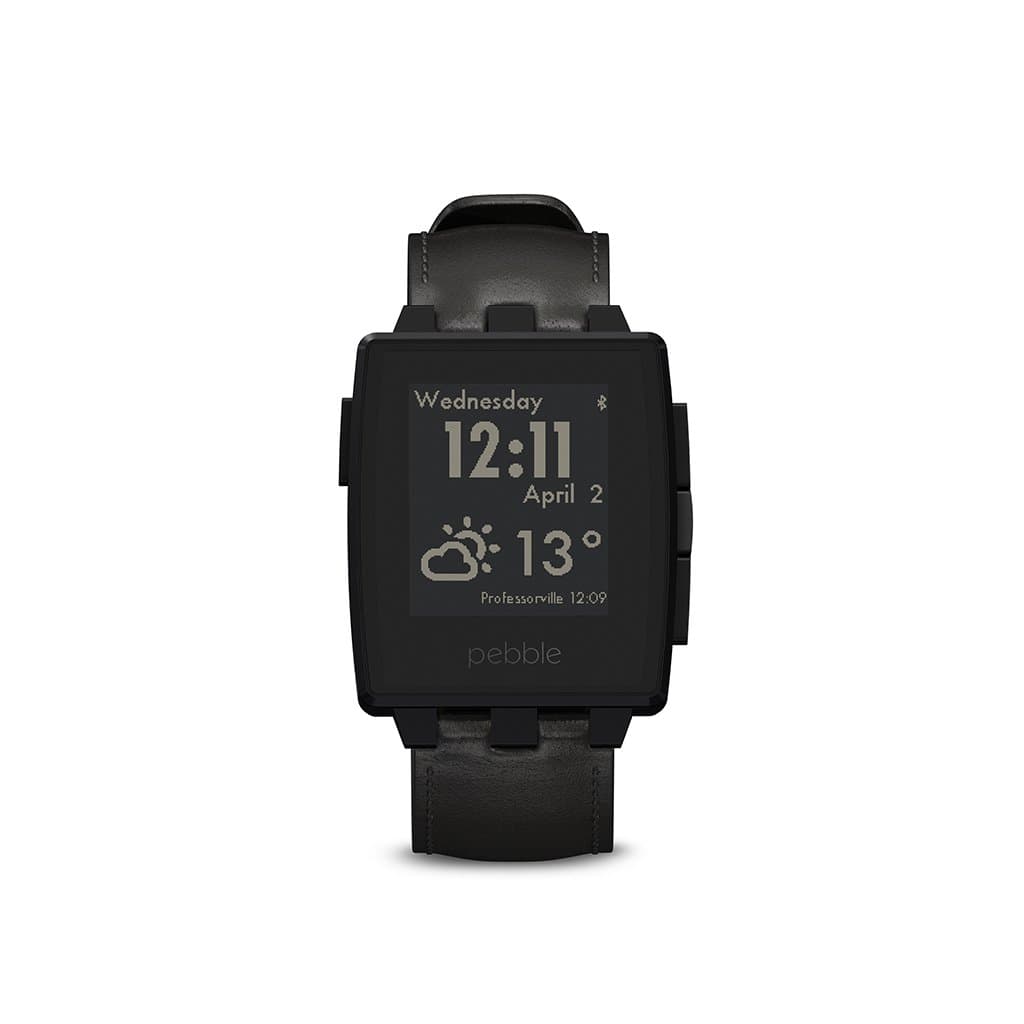 Pebble Steel Smartwatch - Matte Black