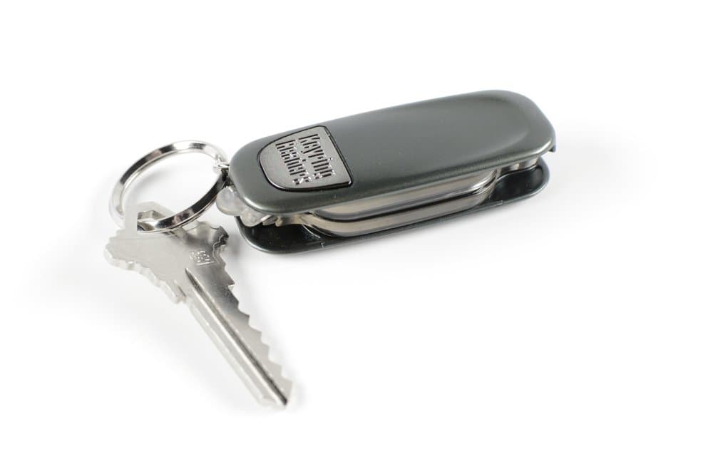 KeyVision Keyring Readers +1.50 Two-Pack Silver Black Optical Quality Unisex Men Women Right or Left Hand Ready