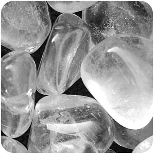 QUARTZ - Tumbled Stones 5 LARGE Crystals