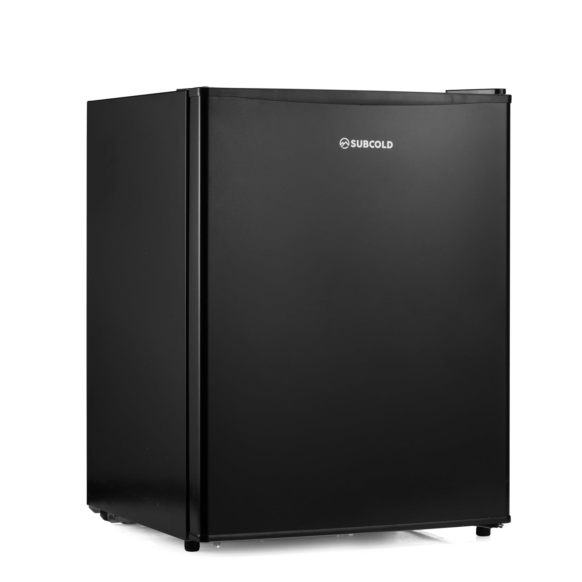 Subcold Eco60F Mini Freezer | 4-Star Table Top Unit | Energy-Efficient Appliance with Adjustable Thermostat & Reversible Door | Customisable Storage Removable Shelf (Black)