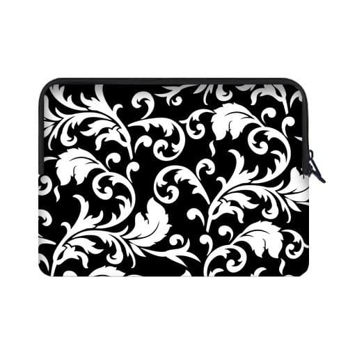 Classical Traditional Floral Pattern 15 15.4 15.6 Inch Laptop Sleeve Case Bags for Lenovo, GW, Acer, Asus, Dell, Hp, Sony, Toshiba (Two Sides)