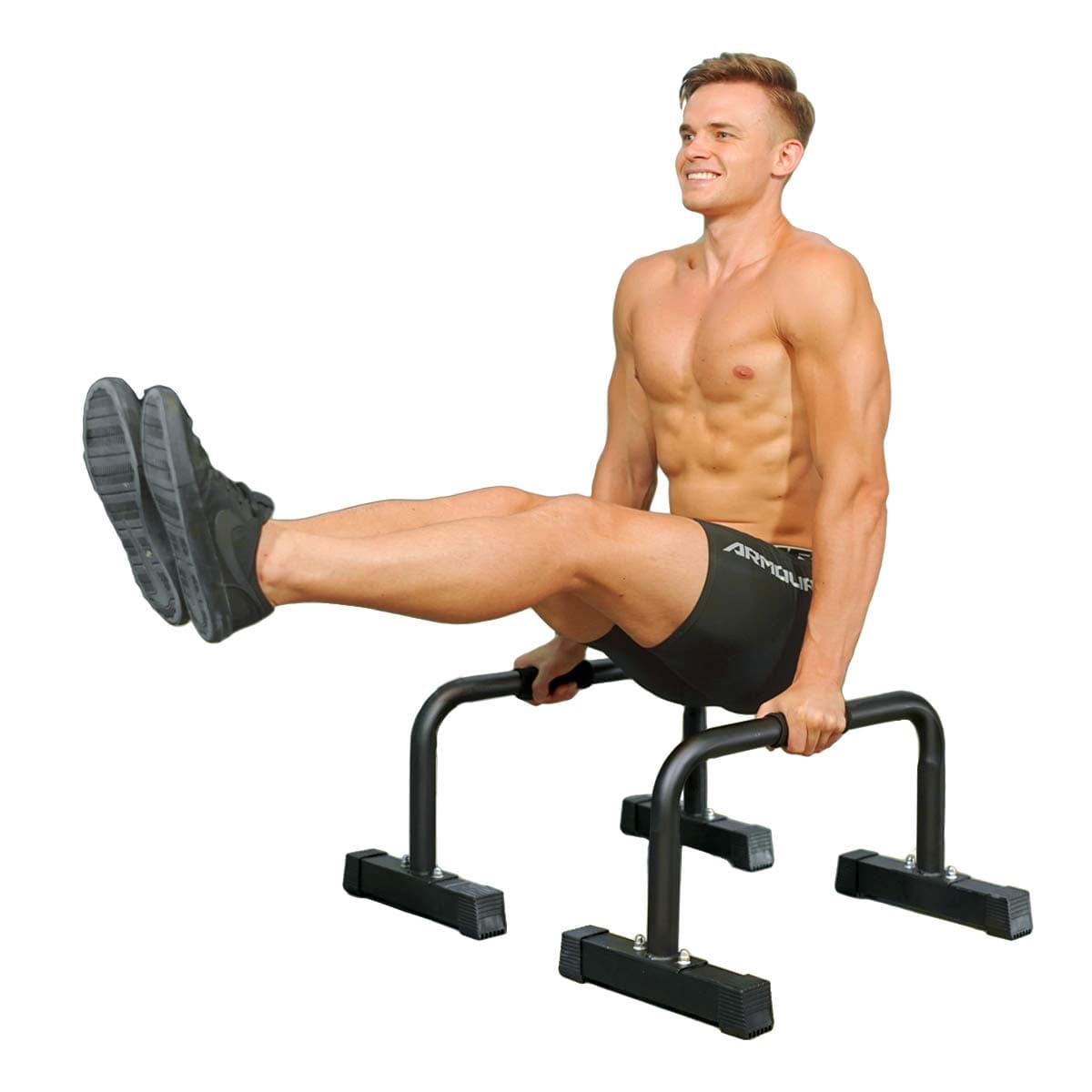 Push Up Bars Parallettes Dip Bars,Strength Training Pushup Stands for Bodyweight Workout&Home Gym Exercise,XL Push Up Stand Bars for Men Women,with Hand Grips Non-Slip Sturdy Structure.24x13”