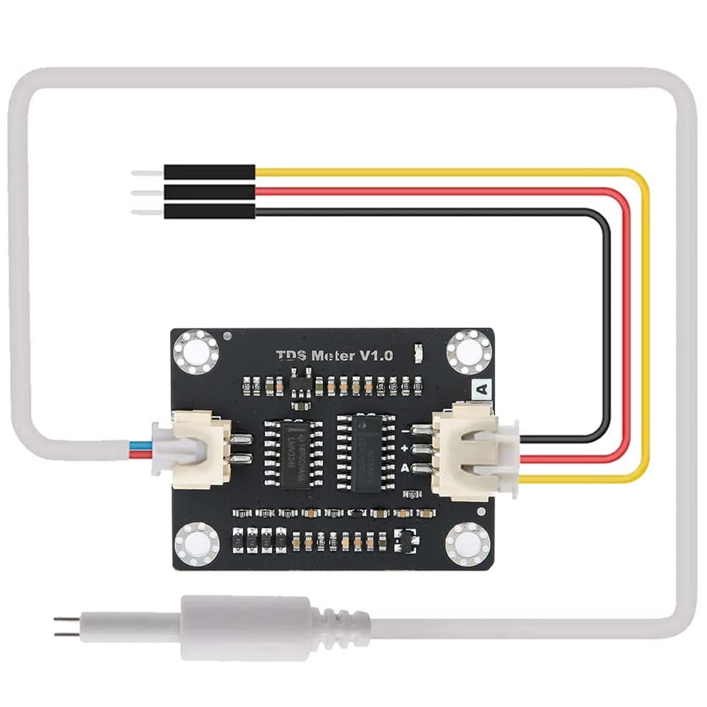 Meter Probe Water Quality Monitoring Sensor Module, Analog Sensor Module Compatible with Board, for Liquid Quality Analysis Testing, Scientific Research, Laboratory, Online