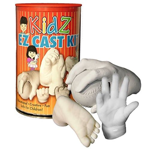Kidz EZ Casting Kit - Versatile Hand and Foot Casting Kit for All Ages - Create Lasting Memories from Newborn to Adults