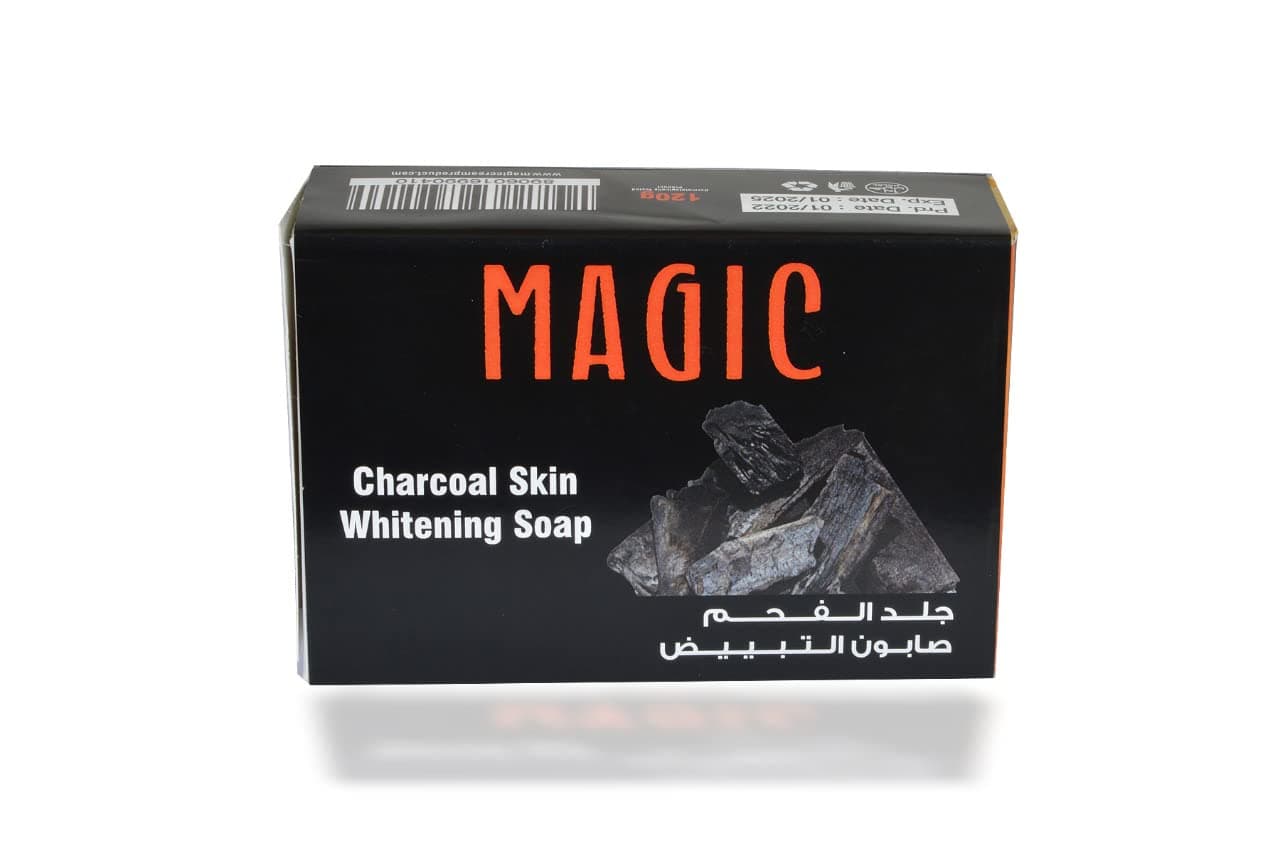 Magic Charcoal Skin Whitening Soap