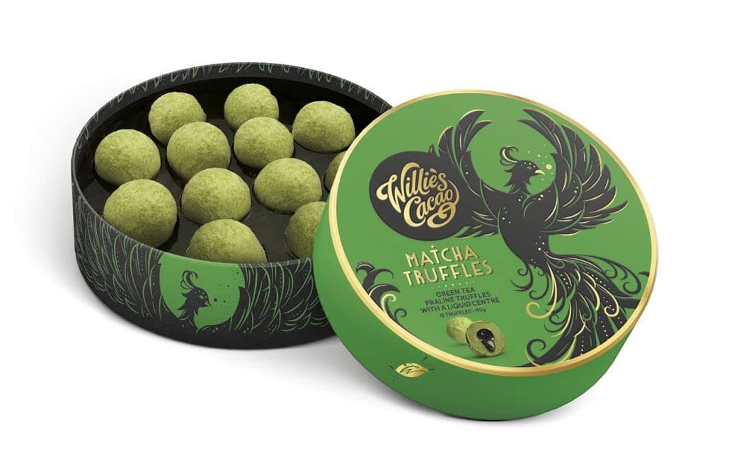 Willie's Green Tea Chocolate Truffles - 110g