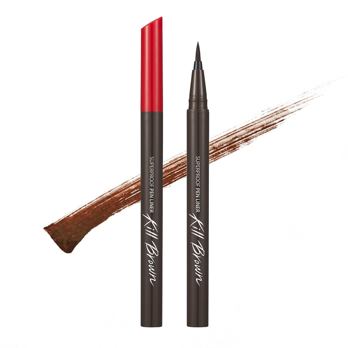 CLIO Waterproof Pen Liquid Eye Liner, Precision Tip, Long Lasting, Smudge-Resistant, High-Intensity Color (002 BROWN (NEW))