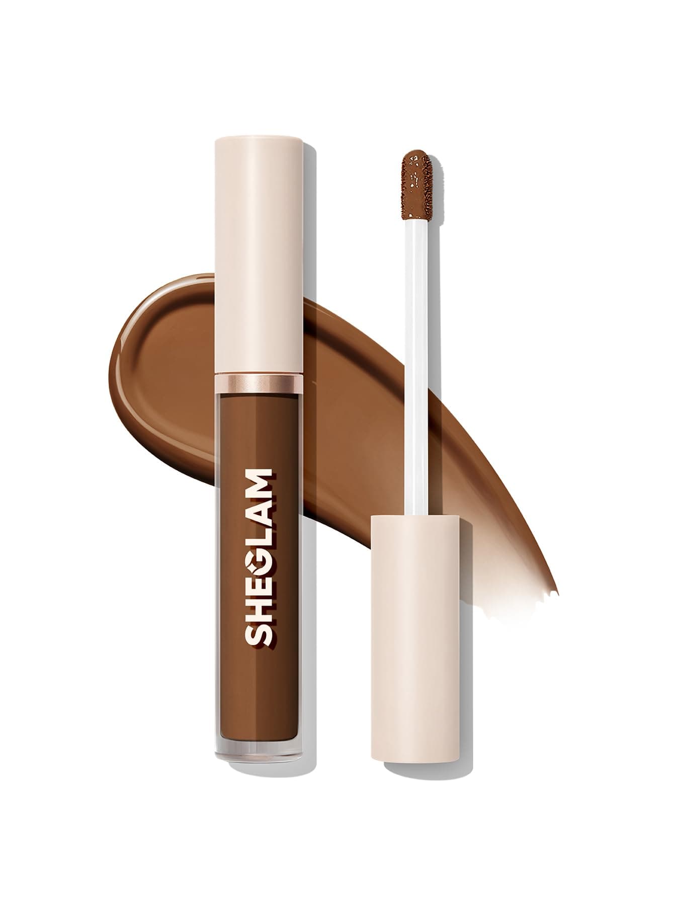 SHEGLAM 12HR Full Coverage Concealer Matte Finish Concealer Stick for Under Eye and Dark Circles - Hazelnut