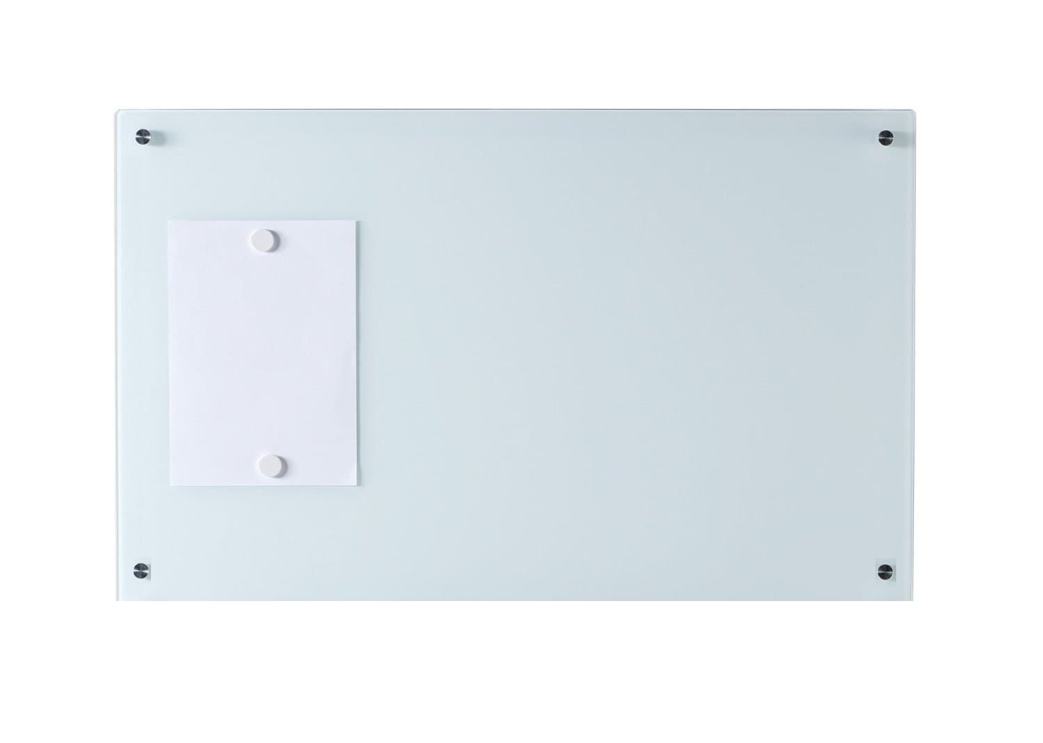 Glass Magnetic Office Note Eraser Wall Board - 23 5/8" X 35 1/2" (60cm90cm), Dry Erase Whiteboard Set with Board, Eraser, Magnet and Marker