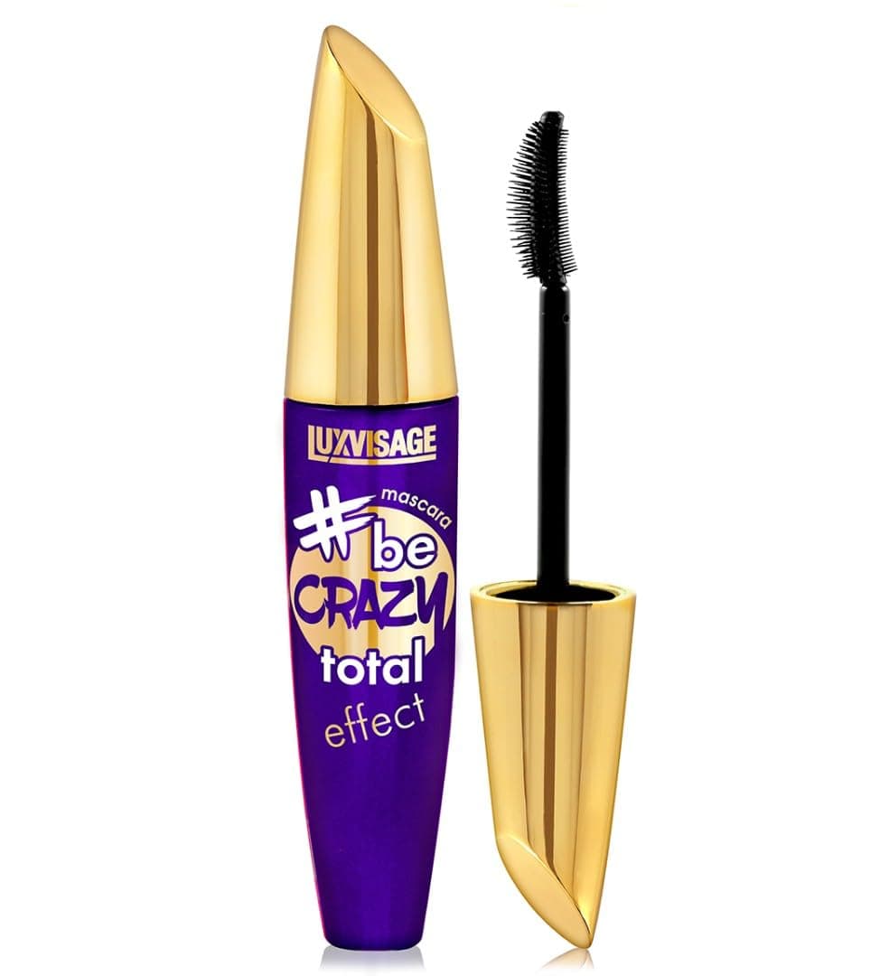 LuxvisageMascara Crazy total effect The multitasking mascara combines perfect separation and lengthening, saturated black color, a long-wearing formula and high definition.