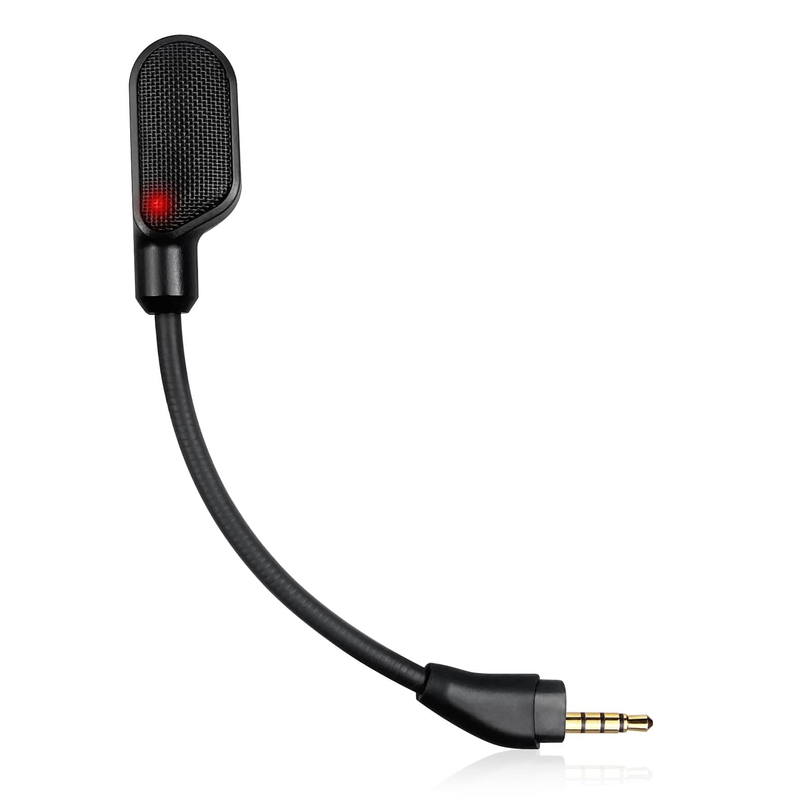 weishan Mic Compatible with HyperX Cloud III/Cloud 3 Gaming Headset, 3.5mm Detachable Noise Cancelling Microphone Boom with Mute LED Indicator for PC, Xbox One, PS4, PS5