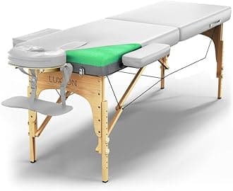 Luxton Home Premium Foam Massage Table - Easy Set Up - Foldable & Portable with Carrying Case
