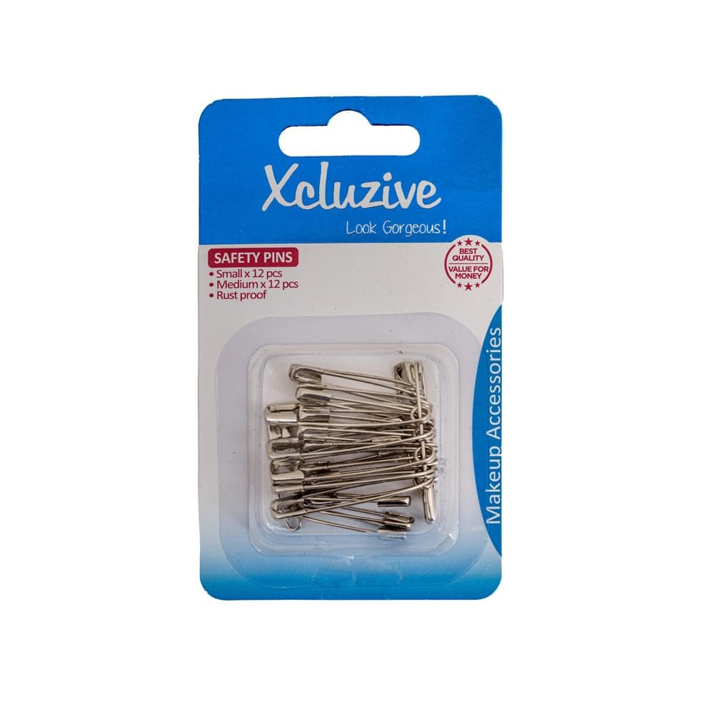 Xcluzive Safety Pins 24S