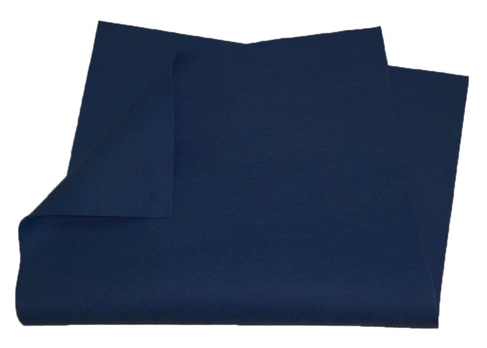 100% Wool Craft Felt - 8" X 12" Sheet - Navy
