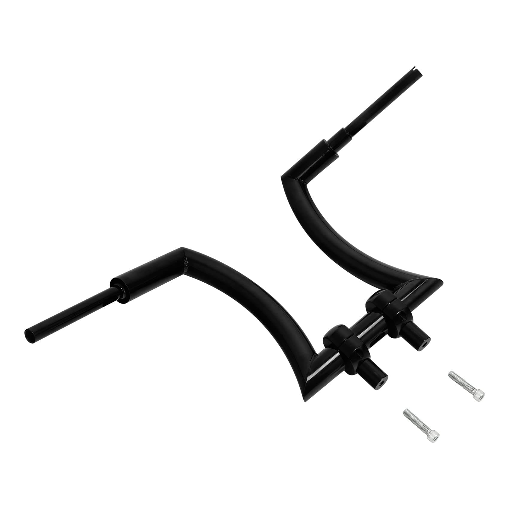 TCMT 16" Rise Ape Hanger Handlebar 2" Risers Handlebars Mount Clamp Fit For Harley Sportster XL883 XL1200 Softail Heritage Springer