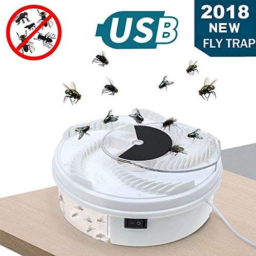PROEXME Electric Fly Trap Device, Fly Catcher Trap with USB Cable, Automatic Insect Killer for Indoor Outdoor Use