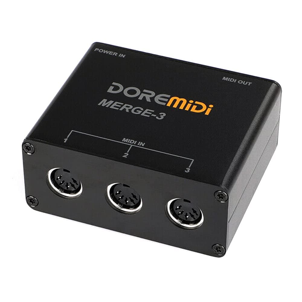 MIDI Merge-3 MIDI Input 2 MIDI Output Support USB Power MERGE-3
