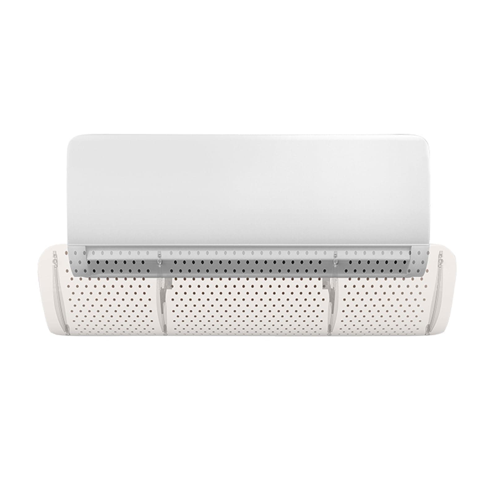 Jaffiust Air Conditioner Deflector, Adjustable Wall Mount AC Vent Deflector for Wall Units Non-Condensing AC Vent Deflector for Living Room and Bedroom