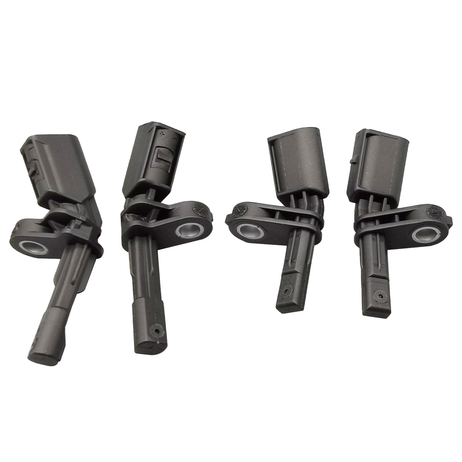 Front Rear ABS Wheel Speed Sensor Left & Right for Volkswagen VW Passat Jetta Tiguan Beetle GTI EOS Golf CC, Audi A3 TT 2006-2018, Replaces ALS467 ALS430 ALS469, Pack of 4