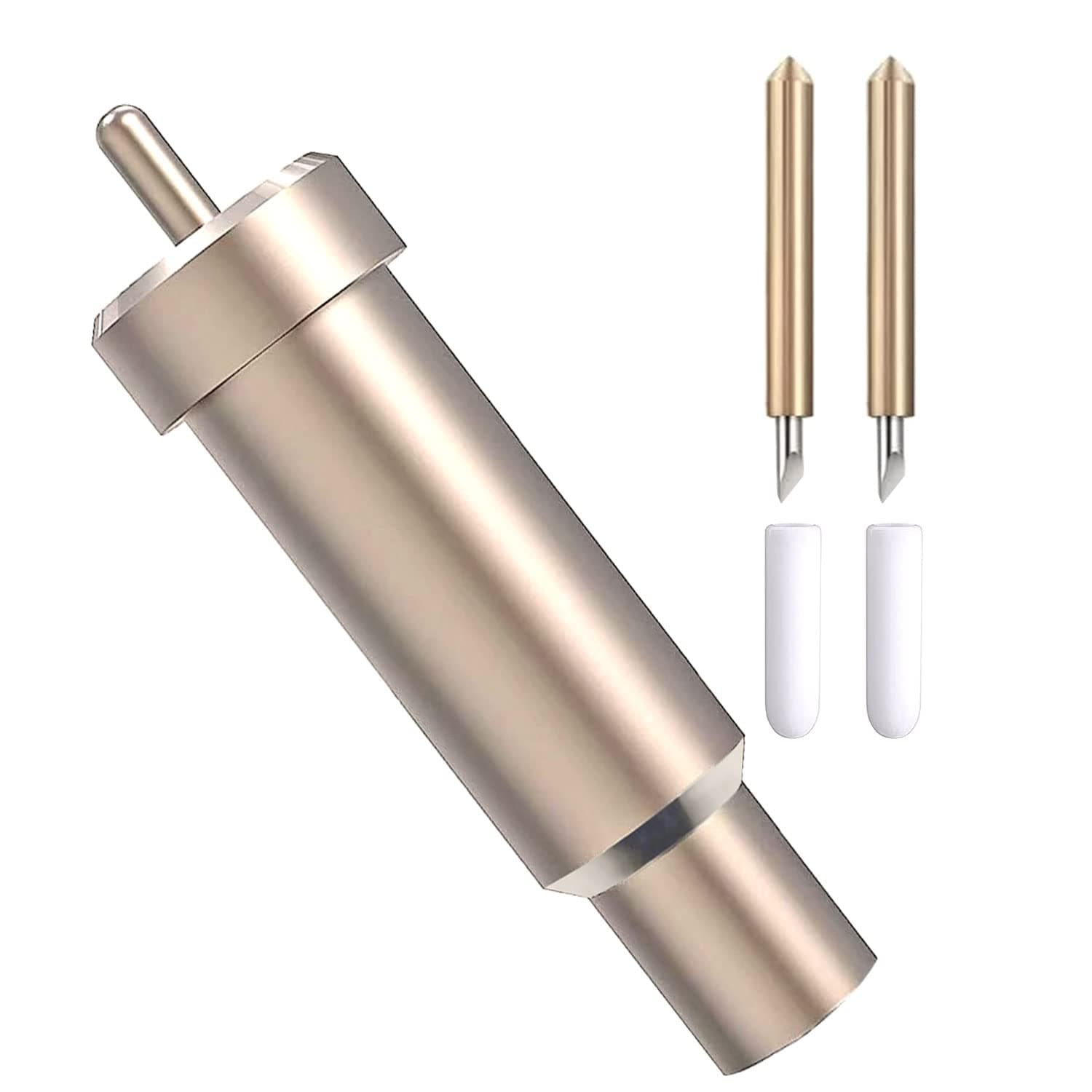 Premium Fine Point Blade with Housing for Cricut Maker, Premium Fine Point Cut Housing with Fine Point Blade Compatible with Cricut Explore Air2/ Air3/ Cricut Maker/Maker 3 (2 Blades Included)