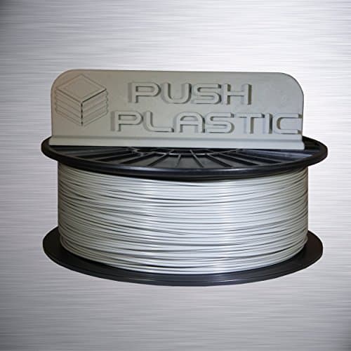 Push Plastic 1.75mm Light Gray PLA Filament 1kg (2.2 lbs) Spool