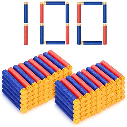 Forliver Refill Darts, 100 Pack Refill Bullets Compatible with Nerf Guns