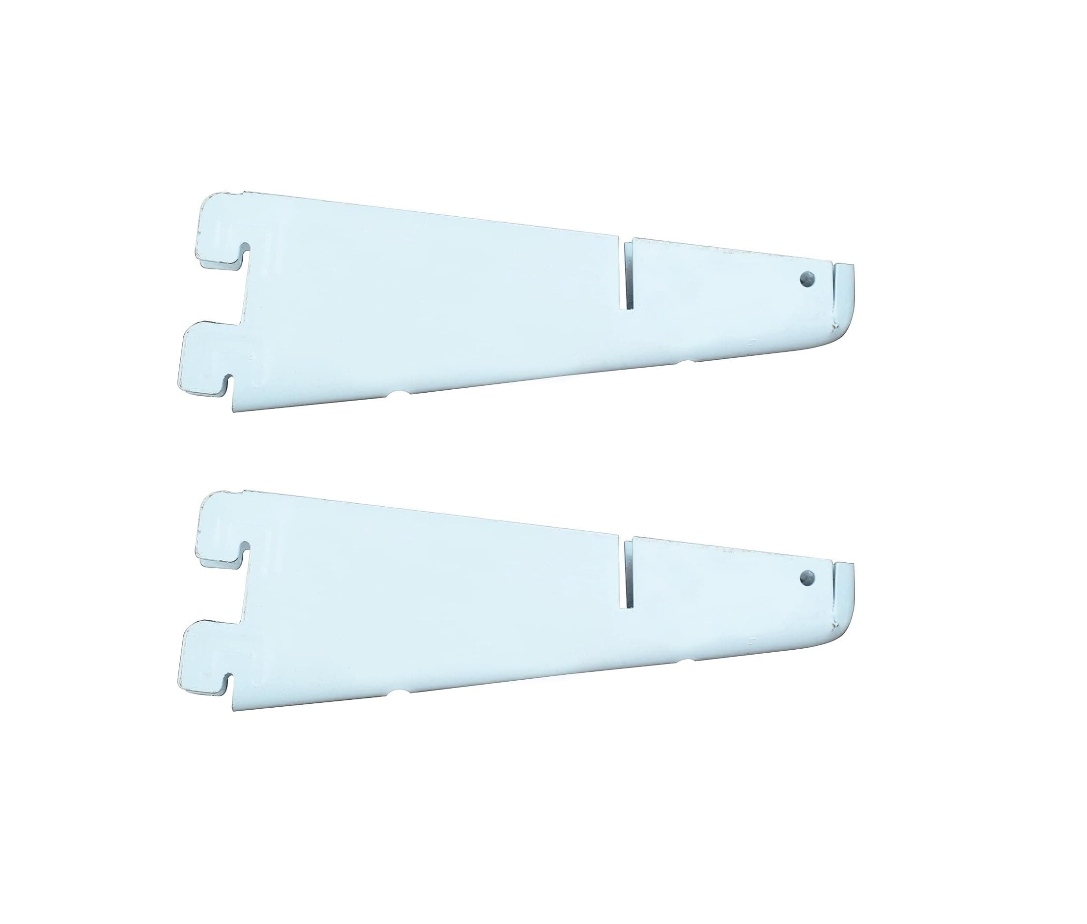 RAB Shelf Brackets MS (Iron) Fix Plate (Code:- Sky SELF BKT, Size:- 9", Color- Ivory, Pack of 1-Pair of 2 PCS)