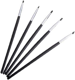 Dental Adhesive Composite Resin Cement Porcelain Tooth Silicone Brush Pen Dental Tools 5pcs