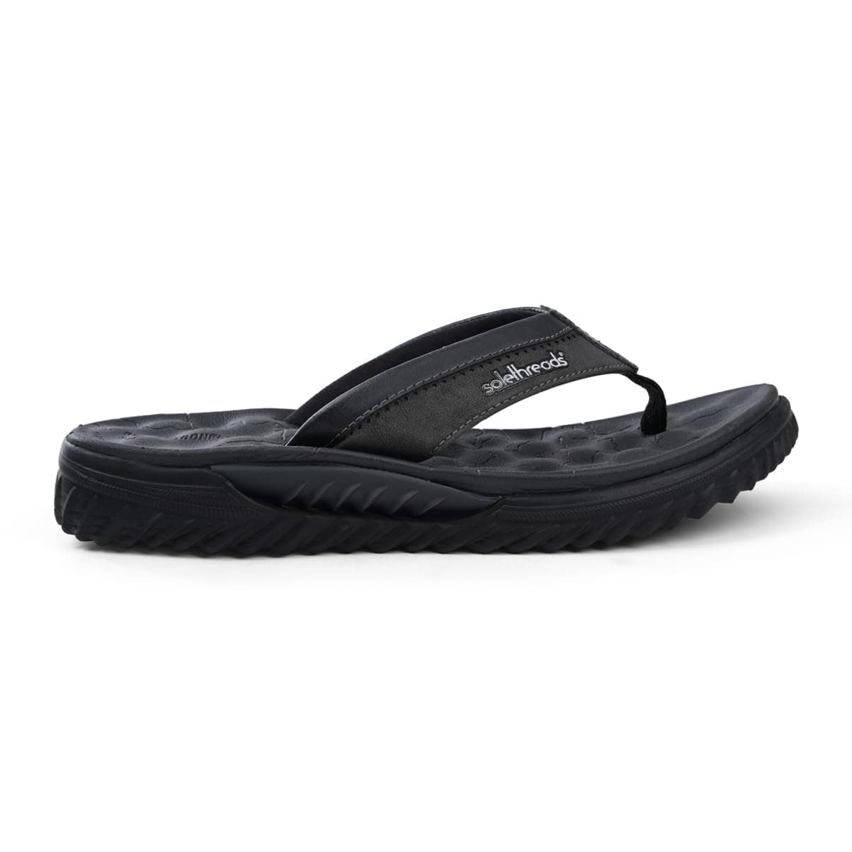 SOLETHREADS SKYCRUISER | Classy | Comfortable | Ultra-Light | Shock Absorbent | Bounce Back Technology | Water-resistant | Slippers | Flip Flops for Men