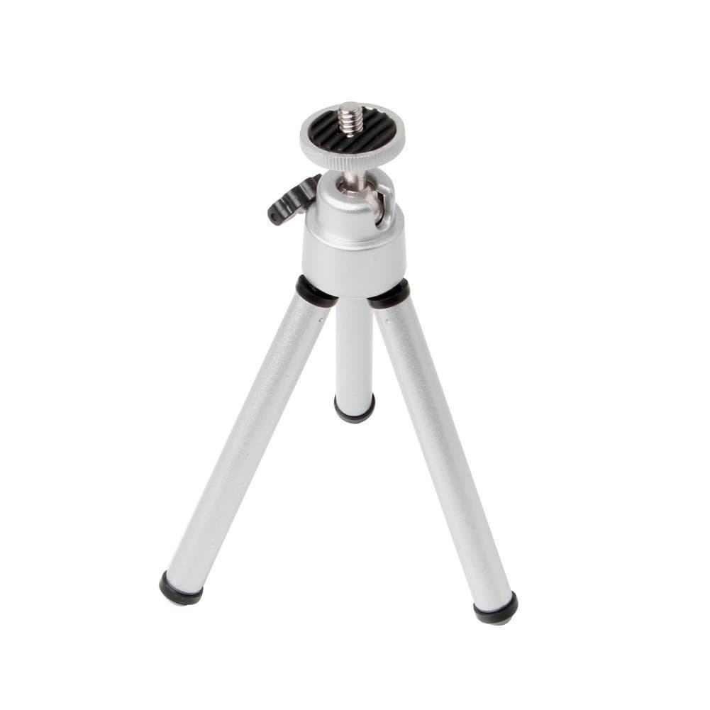 Tripod for iPhone, FOISON Light Weight Aluminum Tripod with Adjustable-Height Legs Portable and Adjustable Camera Stand Holder