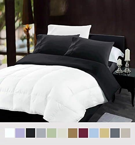 iCOVER BEDDING PLATINUM 1800 COLLECTION BRUSHED MICROFIBER BEDDING SET, Wrinkle and Fade resistant, 3Piece Bed Sheet Set (TWIN, black) 1 Flat Sheet + 1 Deep Pocket Fitted Sheet + 1Pillow Case